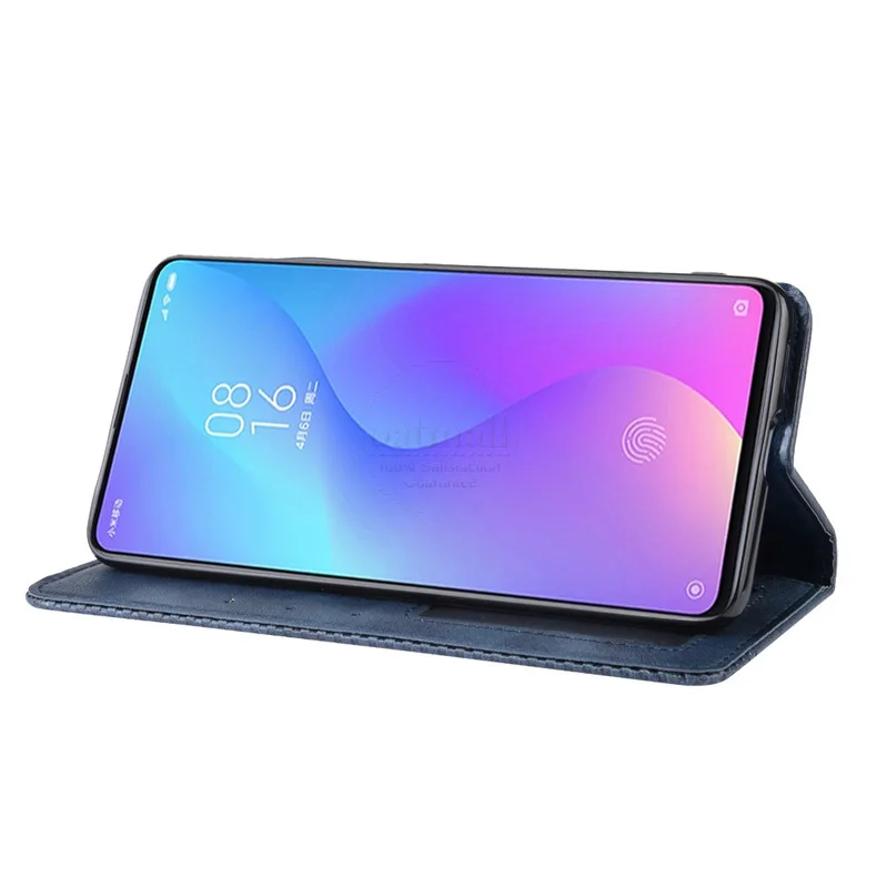 Чехол-книжка для Xiaomi mi 9T Red mi K20 Pro, винтажный тонкий кожаный чехол-книжка с магнитной застежкой и подставкой для карт, мягкий чехол, роскошные чехлы для телефонов