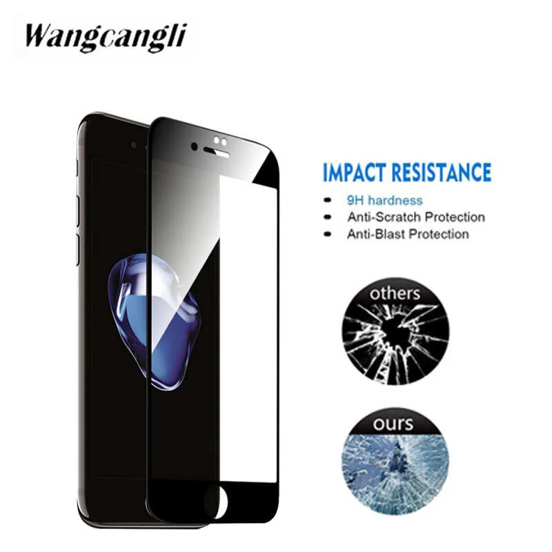 4D изогнутый дугой Edge полное покрытие закаленное стекло для iPhone 7 7S 6 6S 6Plus HD Защита