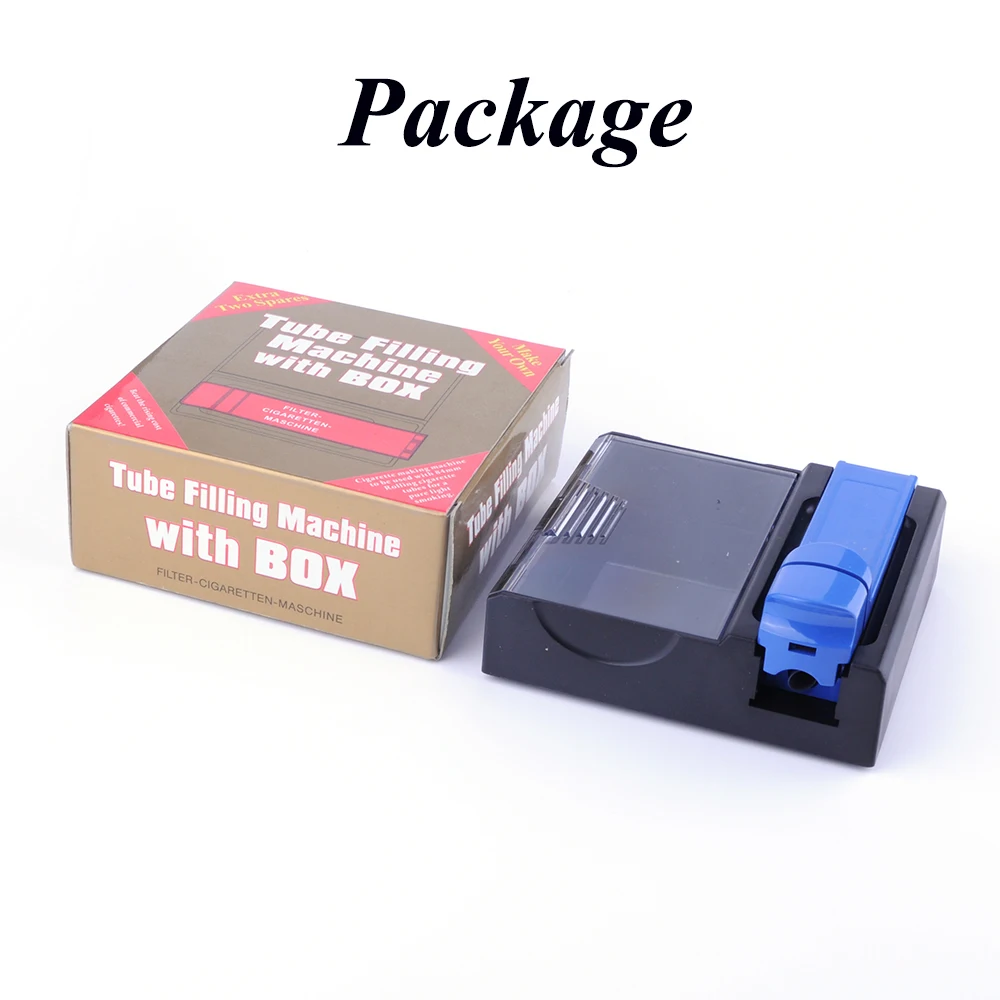 

ONUOSS Plastic Manual 8mm Cigarette Tube Injector Roller Maker Independent Box Packing With Cigarette Case Rolling Machine 003B