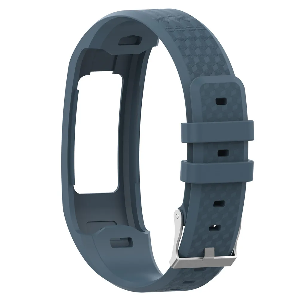 Серый Силиконовый браслет на запястье для Garmin VivoFit 2/1 Фитнес часы с трекером активности наручный браслет ремень - Цвет: Серый