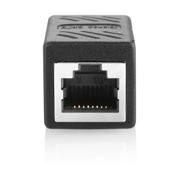 Цветной сетевой разъем LAN адаптер муфта удлинитель RJ45 Ethernet кабель соединить