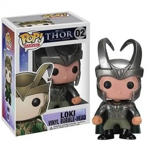 Ограниченная серия Funko pop Официальный Marvel: Loki#02 Виниловая фигурка с помпонами Коллекционная модель игрушки с неоткрытой коробкой