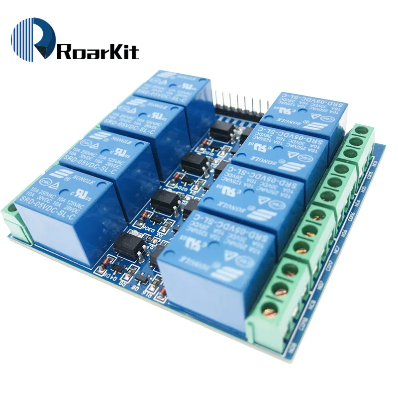 5V 10A 8 канальный релейный модуль для Arduino DIY KIT|relay module|module 5vmodule diy |