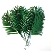 artificial palm leaves 10pcs green plants decorative artificial flowers for decoration wedding decoration 54cm long