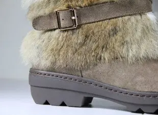 Hasson 2012 genuine new winter flat fashion the snow Duantong boots matte leather HA13401-2 | Обувь
