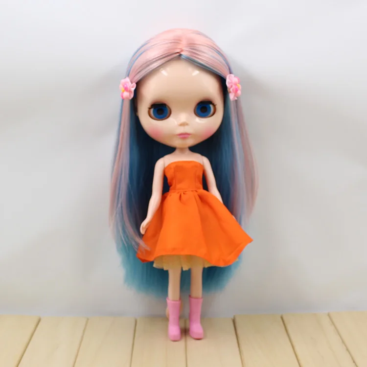Смешанные волосы голубые и розовые куклы blyth | Игрушки хобби