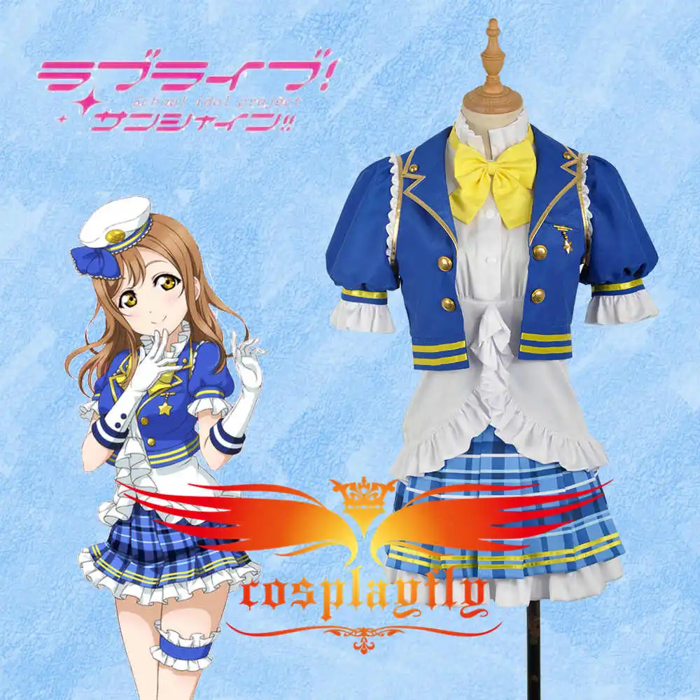 LoveLive! SunShine! akours Dia Kanan Mari Chika Ruby Yoshiko Riko Watanabe You Hanamaru сценическое платье для девочек