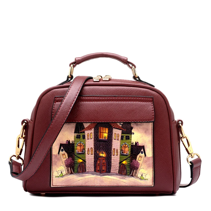 Fashion PU Leather Women Handbag Tote Shoulder Bag Ladies Girls Casual Vintage Messenger Hot Sale | Багаж и сумки