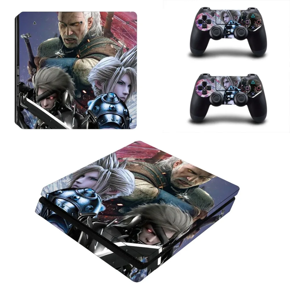 Soul Calibur VI PS4 тонкая наклейка на кожу Виниловая для Playstation 4 консоль и 2 контроллера |