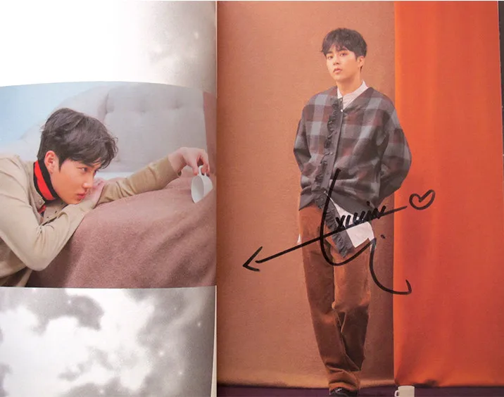 EXO с автографом ручной подписанный Вселенная Рождественский альбом CD+ Фотокнига+ подписанный плакат K-POP 012018