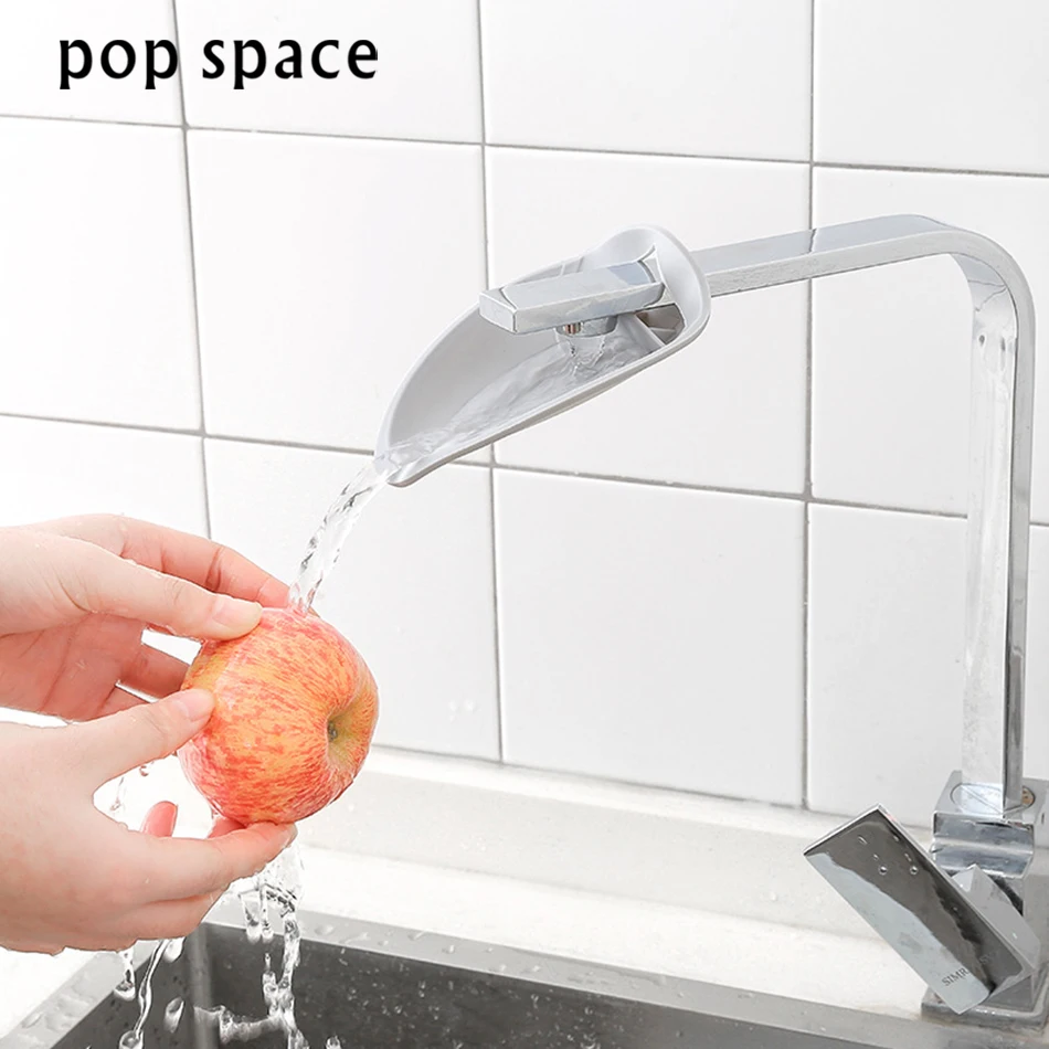 Pop пространство 1 шт. Пластик кран Extender маленьких мытья рук устройства раковина