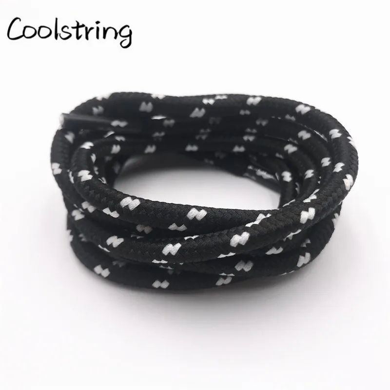 Coolstring 0,45 см уличные унисекс повседневные круглые полосатые спортивные шнурки с точками шнурки для Dorky Dad обувь шнурки