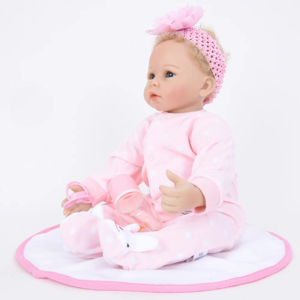 55 см Ткань тело возрожденная кукла игрушка реалистичные ручной работы живой