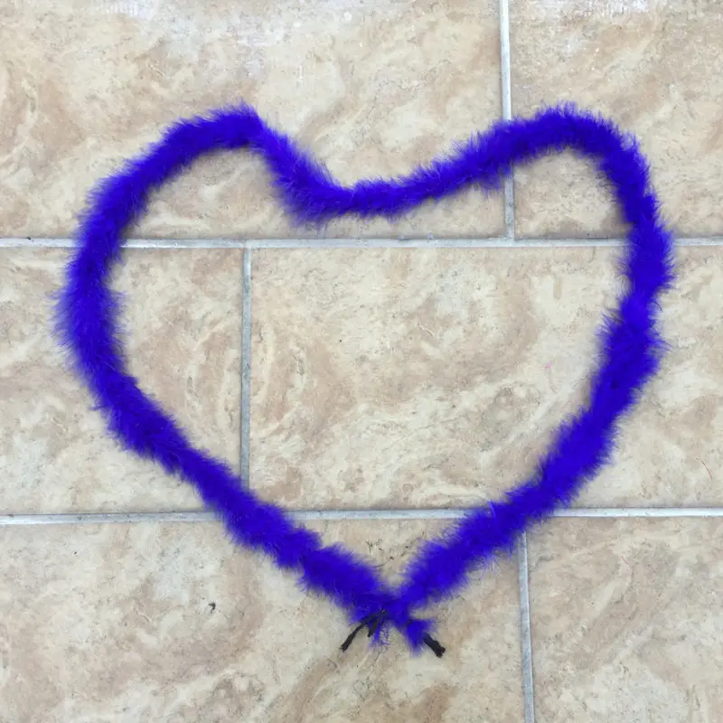 Свадебное боа из перьев цыпленка 2 ярда нарядное платье марабу украшения для