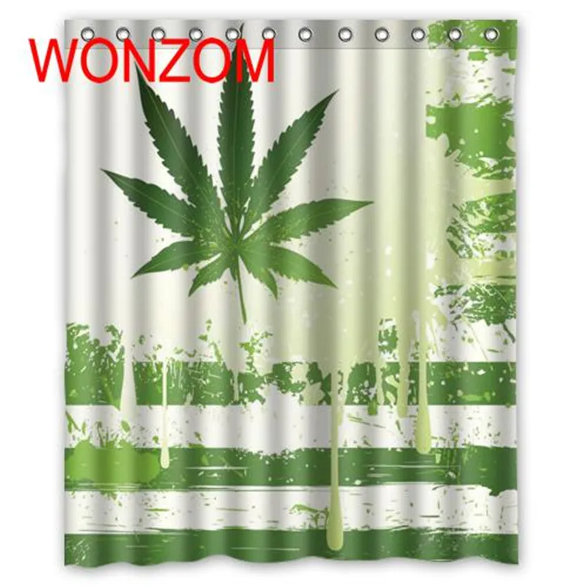 WONZOM 3D панда занавеска для душа с 12 крючками для Mildewproof Leaf Ванная комната Декор Современная бамбуковая Ванна Водонепроницаемая штора подарок