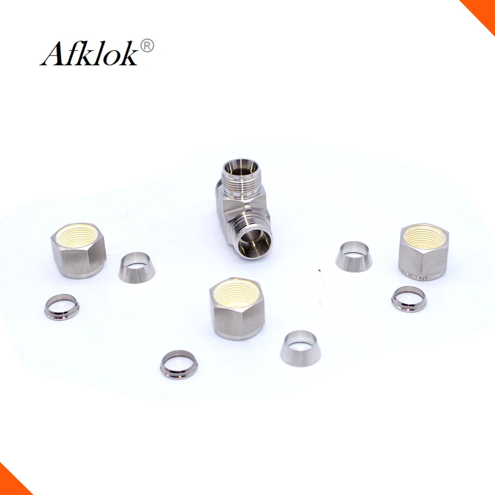 3 способ 316 нержавеющая сталь 1/1" 1/8" 1/" 3/8" труба OD равное соединение тройник фитинги