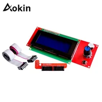 aokin 2004 lcd display 3d printer reprap smart adapter controller reprap ramps 1 4 1 6 mega2560 board 2004 lcd controller