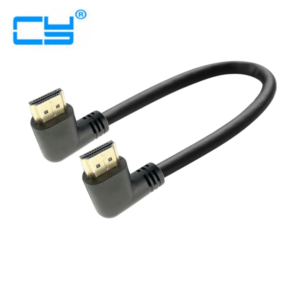 HDMI2.0 кабель 90 градусов угловой для коробки подключенной к телевизору Высокое