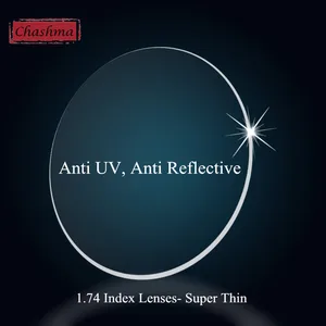 Chashma Анти Blue Ray рецептурные линзы оптические Стекло для глаз тонкие антибликовое объектив светильник Вес Стекло es