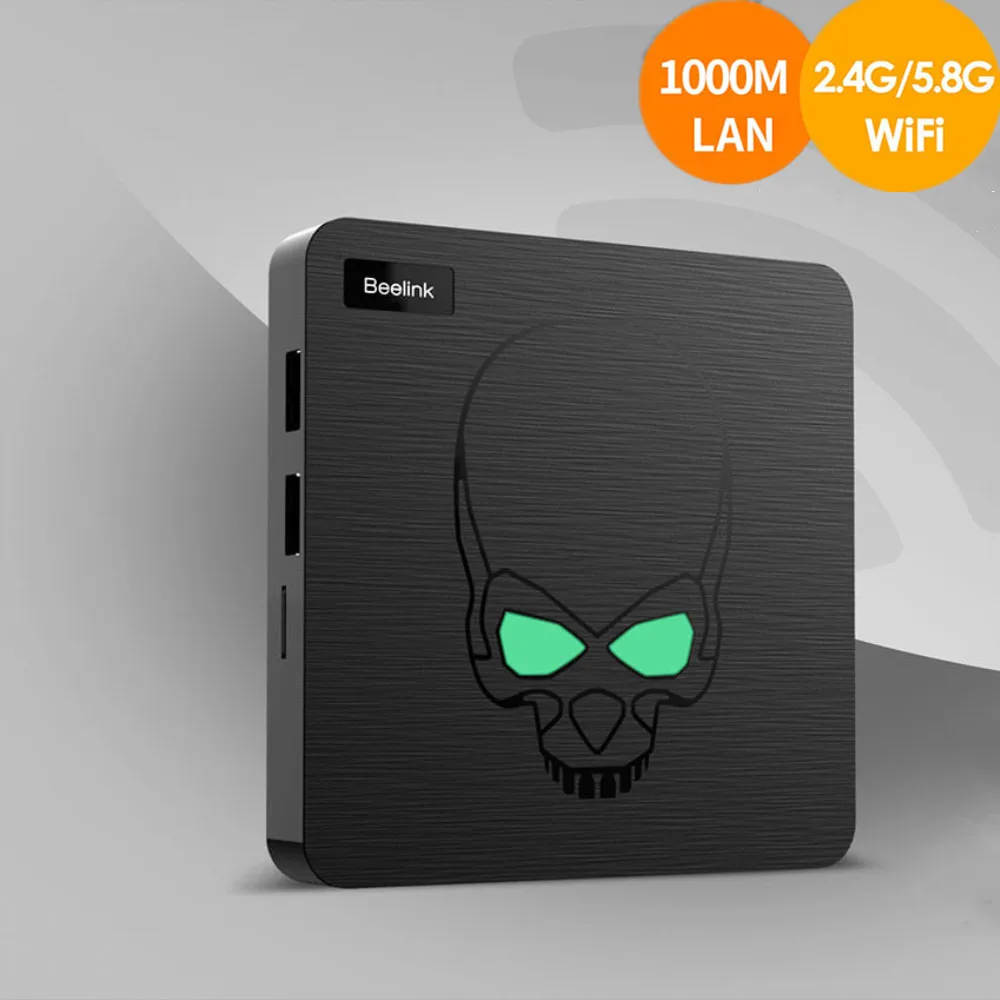 Beelink GT King TV Box Android 9 0 Amlogic S922X 4 Гб DDR4 64 ROM голосовое дистанционное управление 2 4G + 5 8G