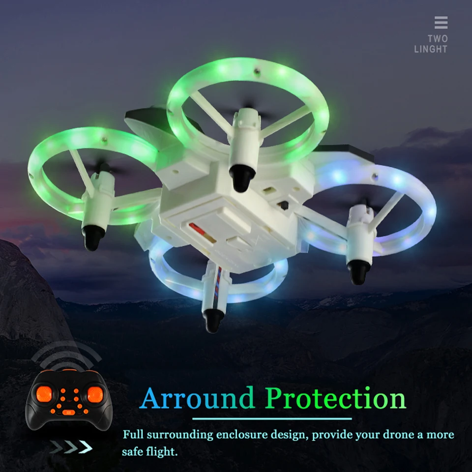 INKPOT светодиодный мини Drone Карманный Headless режим RC пульт дистанционного управления