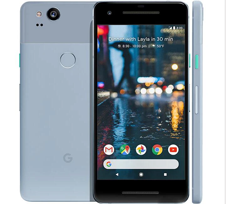 Оригинальный разблокированный EU версия Google Pixel 2 Восьмиядерный 4 Гб ОЗУ 64 Гб/128 ПЗУ