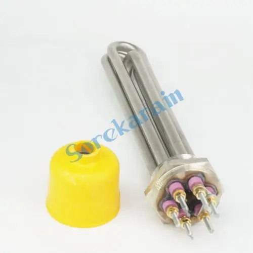 220 В 6000 Вт DN40 1 1/2 &quotBSP папа 201 головка из нержавеющей стали и трубка электрический