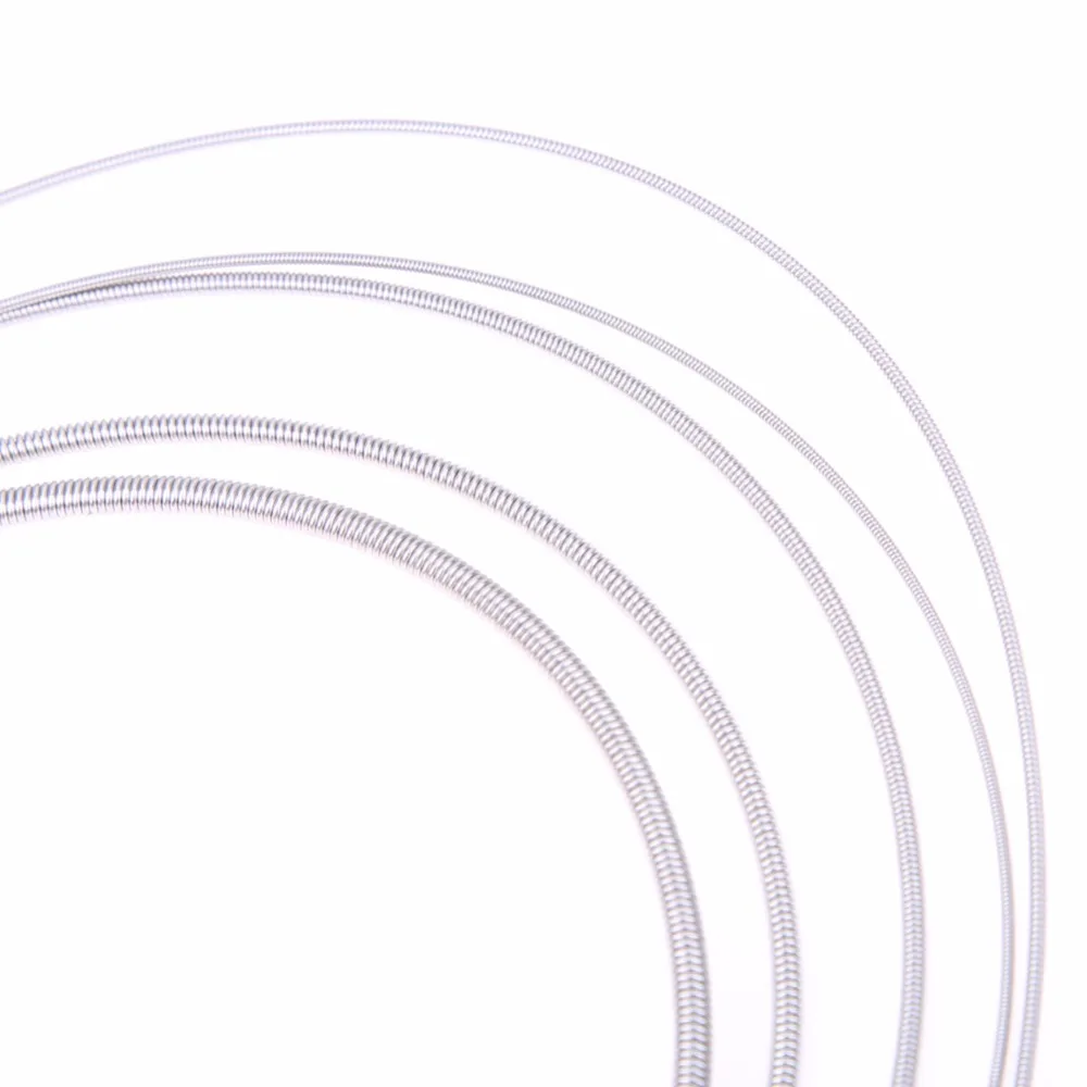 

New 1 Set of 5 pcs Steel Strings for 5 String Bass Guitar Silver Dropshipping FE5#