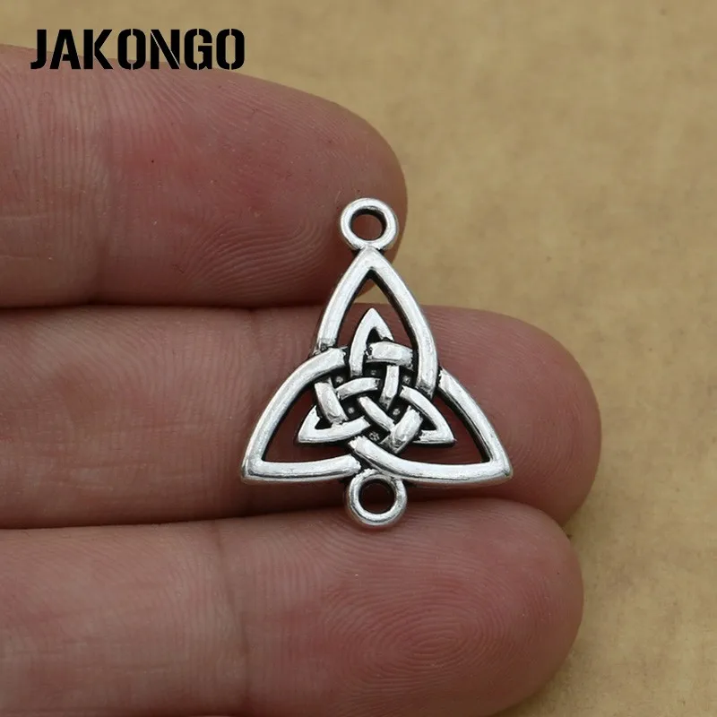 JAKONGO Античная Посеребренная китайский узел разъем для изготовления ювелирных