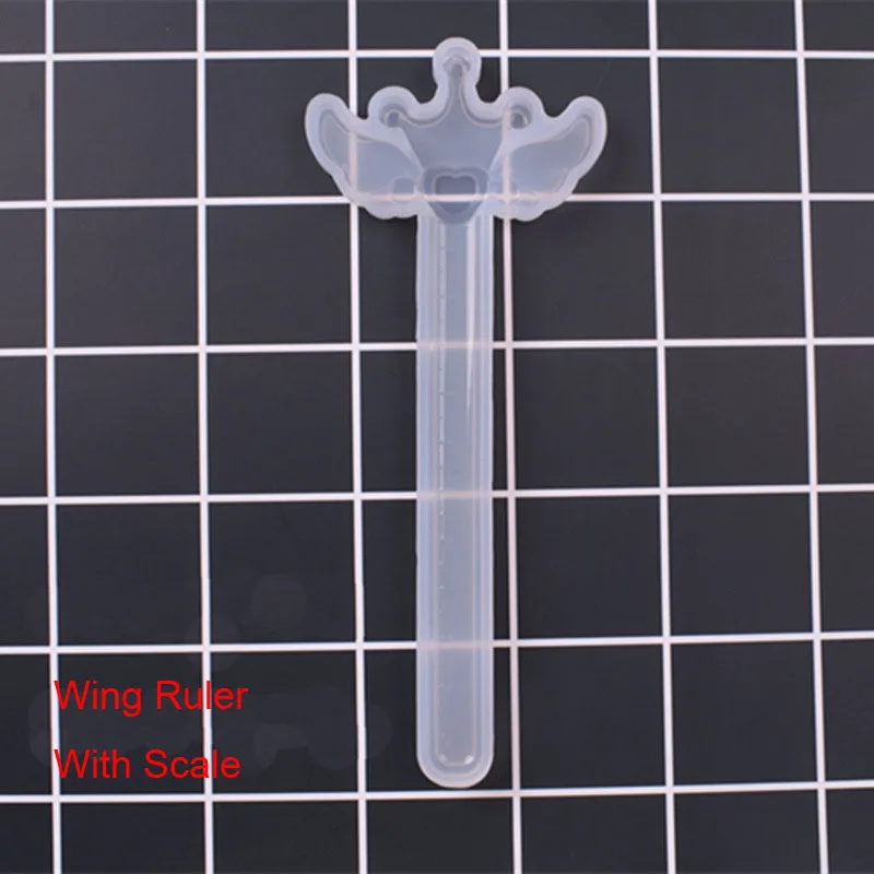 3 вида стилей в форме крыльев сердца кролика Expoxy полимерная форма для