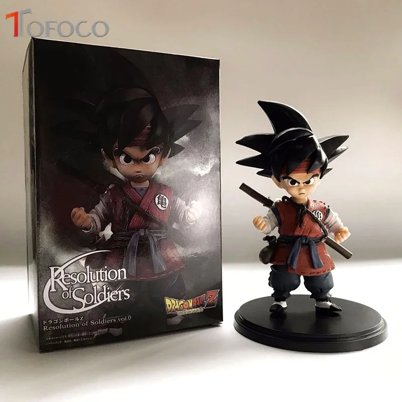 TOFOCO Новый 16 см оригинальный Goku детский черный Banpresto фигурка Dragon Ball модель