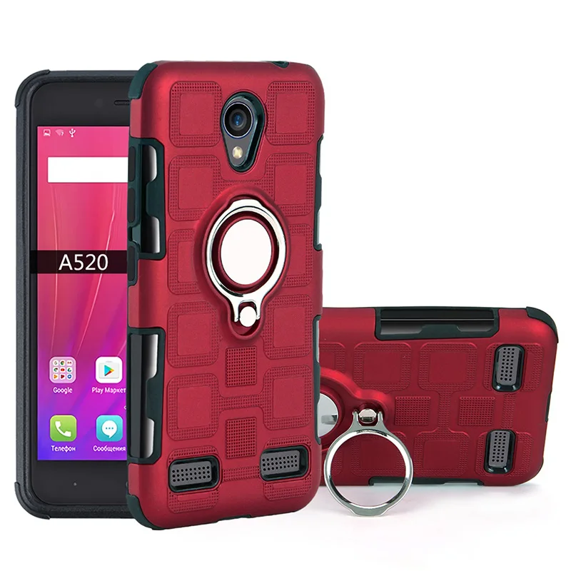 Металлический кольцевой Чехол для мобильного телефона для zte Blade A520 A 520 5,0 '', чехол для zte Blade BA520 BA 520, мягкий силиконовый чехол