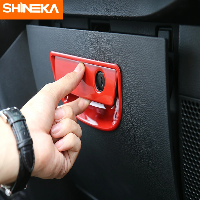 SHINEKA внутренние молдинги для автомобильного интерьера коробка хранения ручка