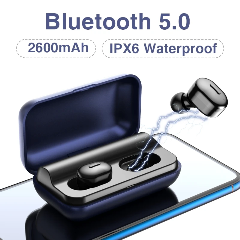 T1 наушники вкладыши TWS с V5.0 Мини Bluetooth гарнитура 3D стерео Беспроводной Спорт Handsfree
