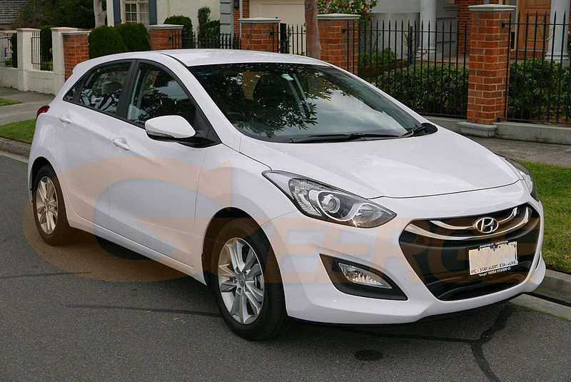 Для HYUNDAI I30 GD 2012 2013 отличное ангельские глазки Ультра яркое освещение CCFL ангельские глазки комплект Halo Кольцо