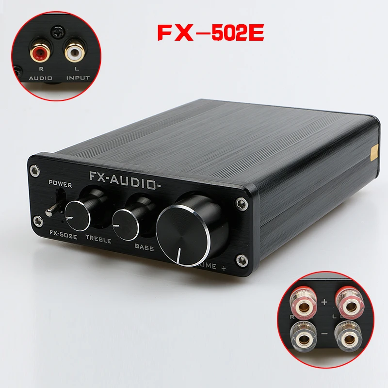 FeiXiang FX AUDIO FX502E TDA7498L LM1036 HIFI 2 0 аудио высокой мощности Цифровой усилитель 68 Вт * 2|digital