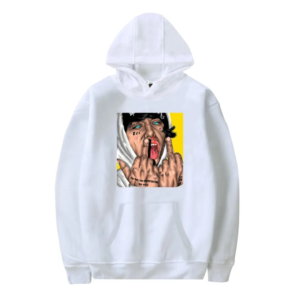 Толстовка Lil Xan Xanarchy для женщин и мужчин унисекс Повседневный свитер 2XS 4XL уличная