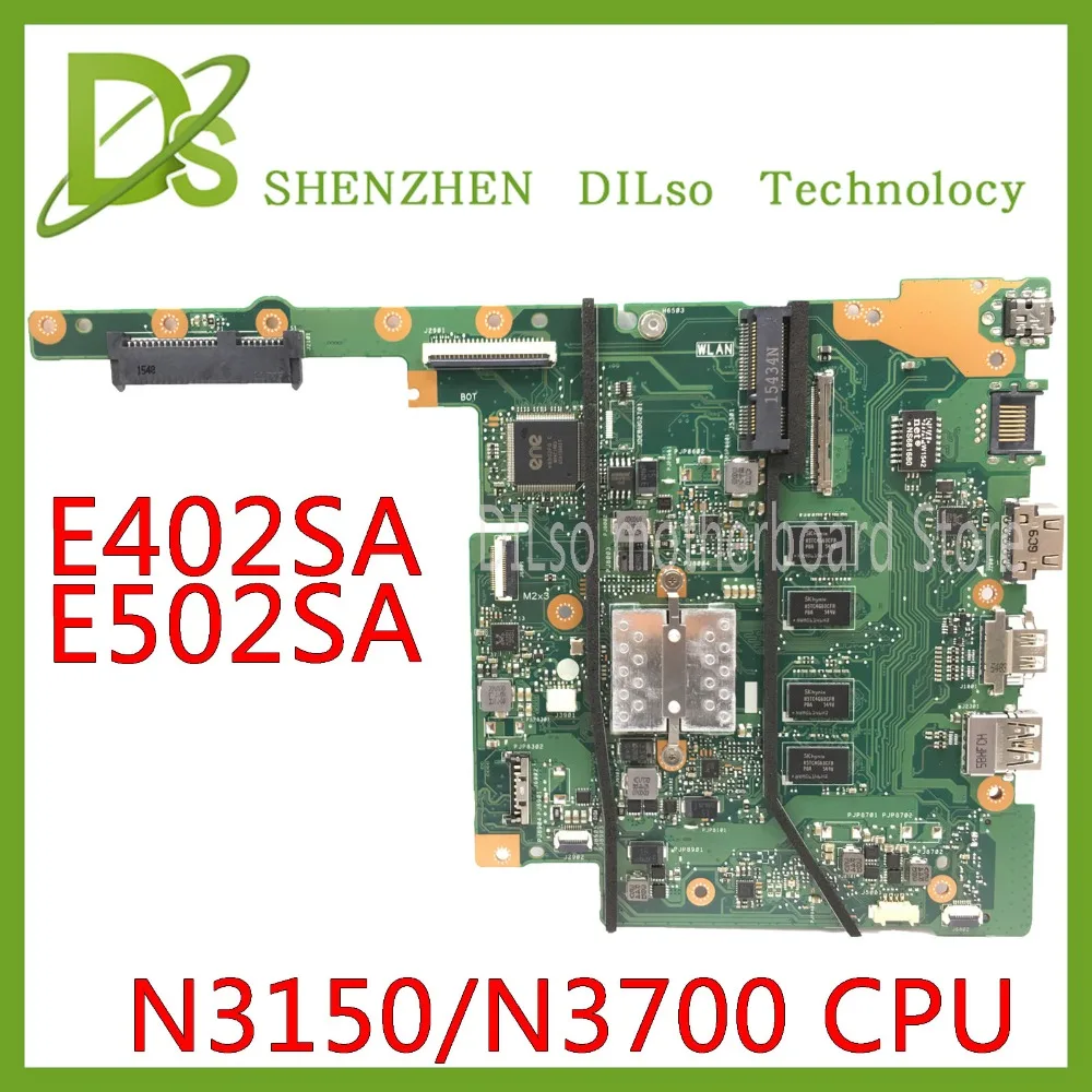 KEFU E402SA Motherboard For ASUS E402SA E502SA Laptop Motherboard N3150/N3700 CPU 4G RAM  Original Integrated Test Motherboard