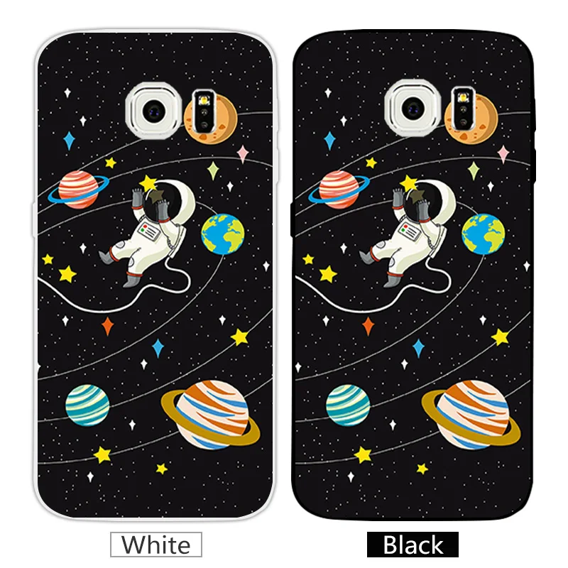 For Samsung S6 Edge Case Soft TPU Heaven Back Cover for Galaxy edge Silicon G925 G925F G925H |