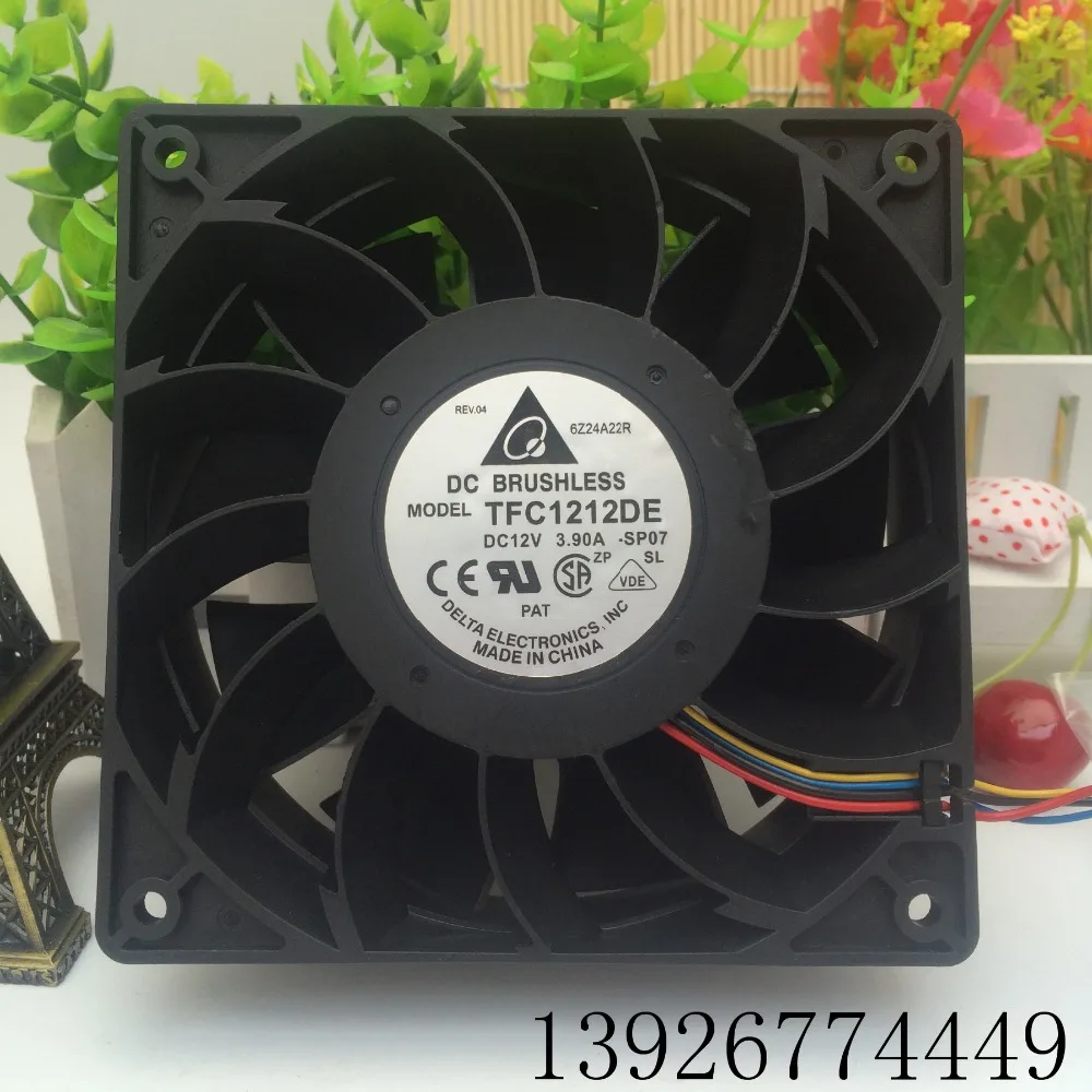 TFC1212DE 12 см 12038 в а вентилятор с усилителем|12cm fan|fan 12cmfan 12v |