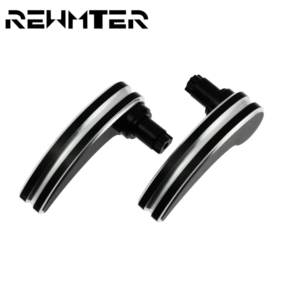 

REWMTER Motorcycle High Quality Saddlebag Lid Lifters CNC Case Black For Harley Touring Electra Road Glide FLTRXS 2014-2018