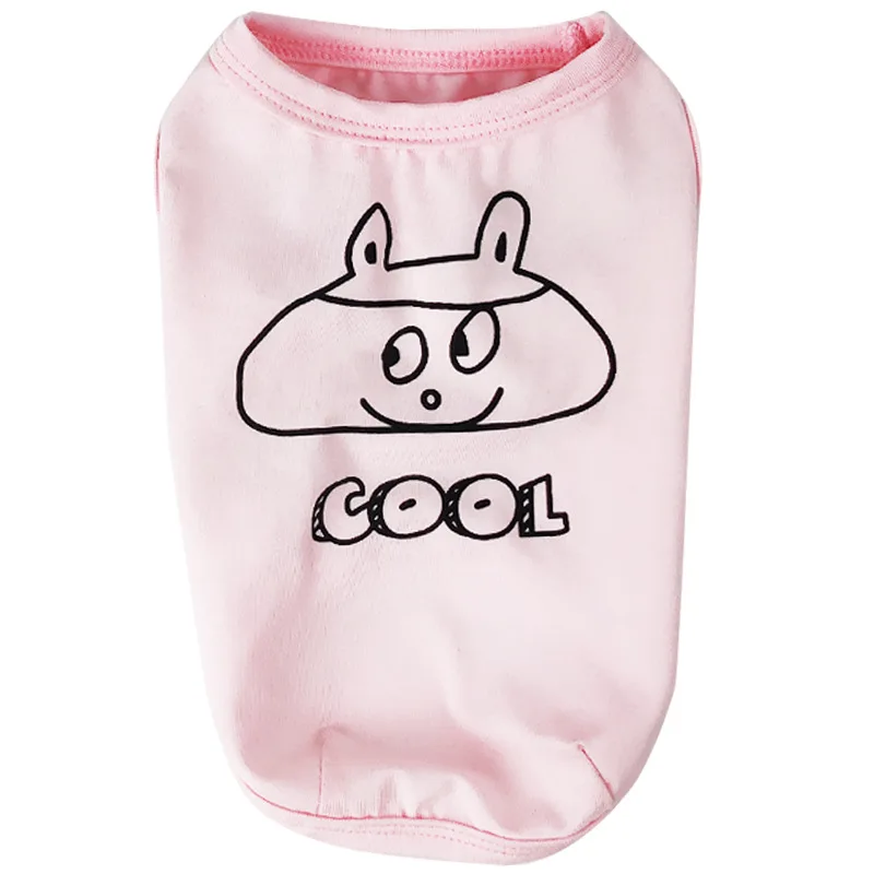 Хлопковая летняя крутая жилетка для собаки в йоркширском стиле Одежда маленьких