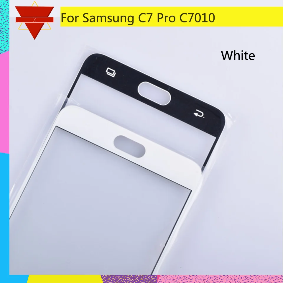 Для Samsung Galaxy C7 Pro C7010 SM-C7010 SM-C7010Z сенсорный экран Передний со стеклянной панелью