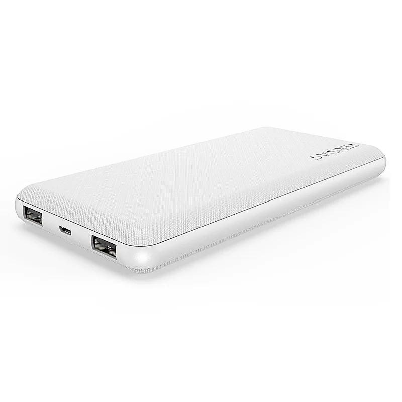Bank Standard Емкость) FERISING power Bank 10000 мАч двойной USB Pover смартфонов usb порты портативный внешний аккумулятор - Цвет: Bank Standard