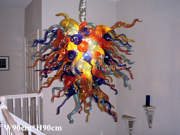 

Free Shipping Colorful Art Glass Murano Chandelier Contemporary