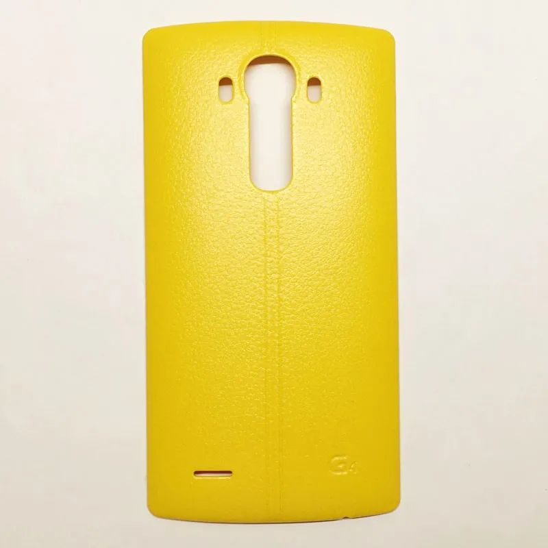 Yellow Новая батарея задняя крышка Корпус чехол Дверь задняя крышка и NFC для LG G4 H815 H810 H811 LS991 US991 VS986 запасные части - Цвет: Yellow