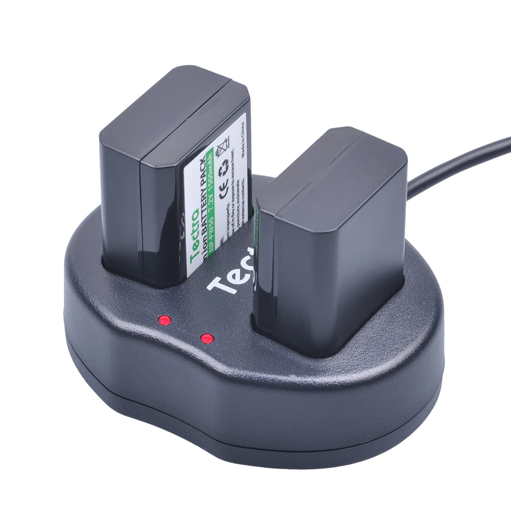 Tectra LP E6 E6N двойное 2 портовое USB зарядное устройство для Canon EOS 5D 5D2 5DS R Mark II III 3 6D 60D 60Da