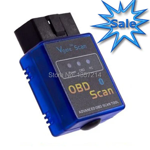 DHL Free Shipping Vgate ELM327 Bluetooth V2.1 works on Android OBD OBDII Scanner Tool ELM 327 10PCS/LOT |