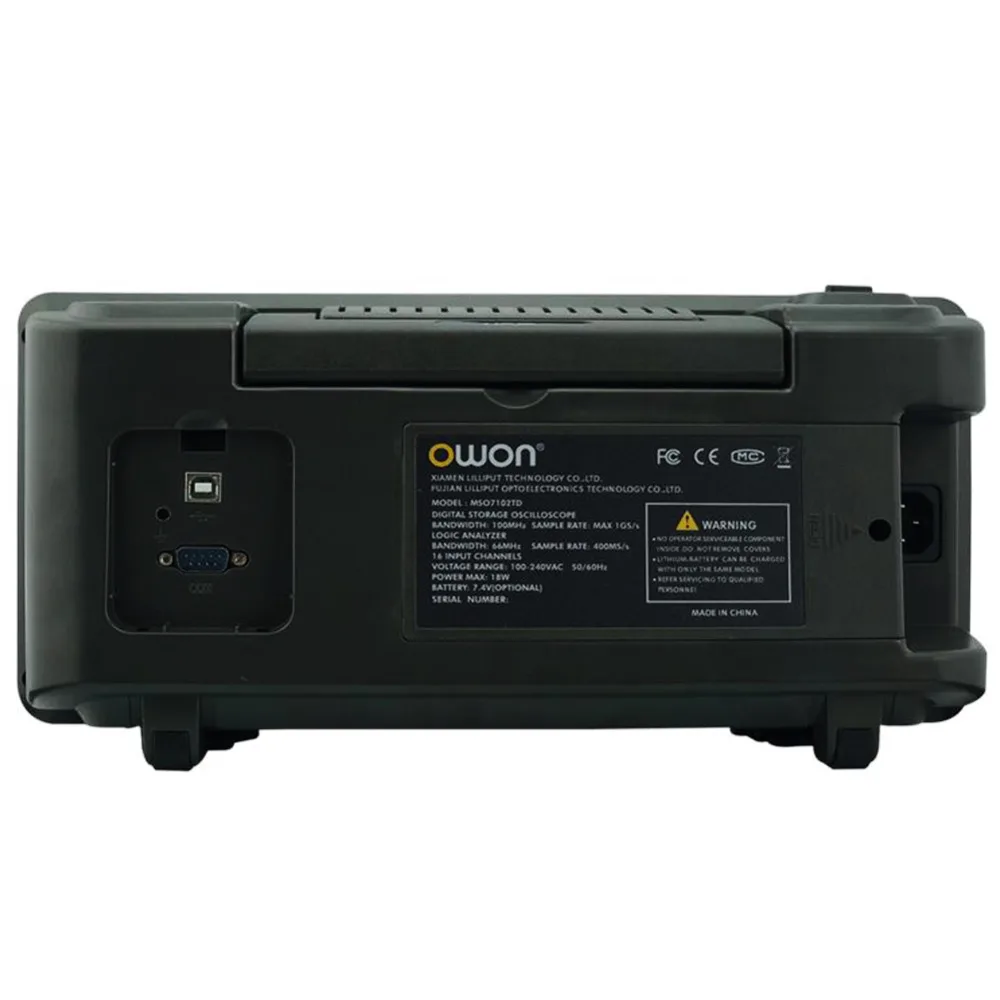 OWON MSO MSO8102T Логический анализатор осциллограф 200 МГц 2GS/s 8 цветов LCD FFT 1 7|logic analyzer