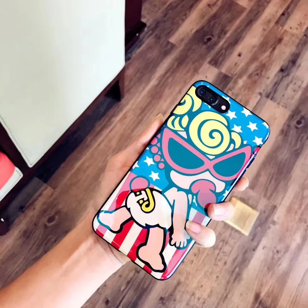 Супер мультфильм детский истерический мини-чехол для телефона iPhone Xs Max Xr X 10 8 7 6 S